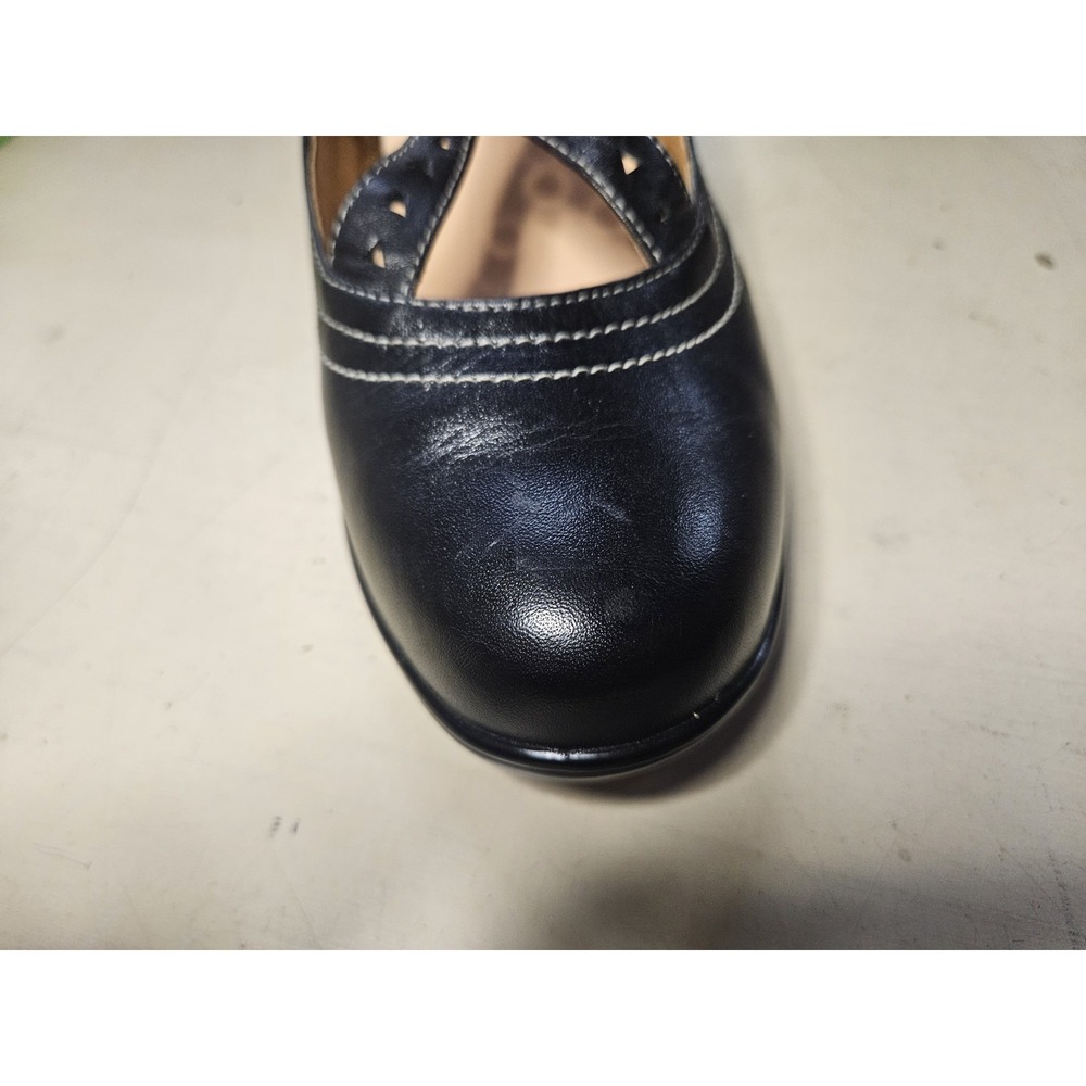 DR. COMFORT Womens Black Diabetic Leather Upper‎ Carmen Classic Pumps Siz 6.5 - Picture 8 of 12